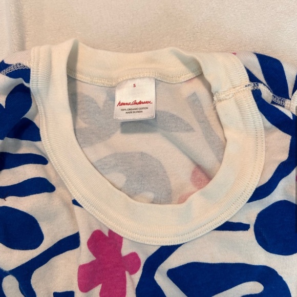 Hanna Andersson Tank Top & Drawstring Shorts Floral Big Patterned Organic Cotton - Picture 4 of 10